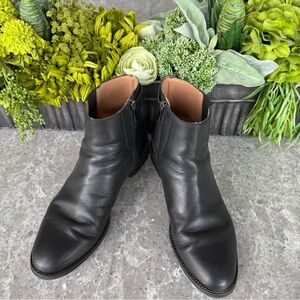 Black Leather Men's Boots